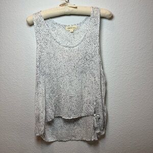 Cloth & Stone Gray Asymmetrical Sleeveless Tank
